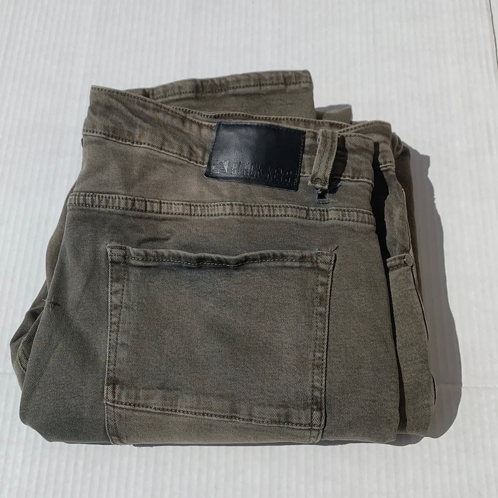 Black Keys Biker Jeans Denim Pants 40x34